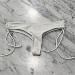 Pakaloha Classic White Bikini Bottom